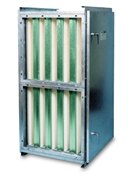 FCBS-HF filtri korpus on loodud kuni 400 mm sügavusega HF filtritele.  Tüüpilised Camfil Farri HF filtrid on kott-filtrid ( Hi-Cap, H-Flo, S-Flo) ja kompaktfiltrid (Opakfil, Citycarb, Citysorb).